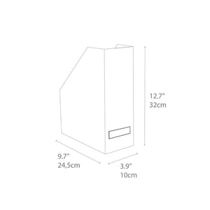 Bigso VIKTORIA Stehsammler Büroablage - Weiss - BINS AND BOXES